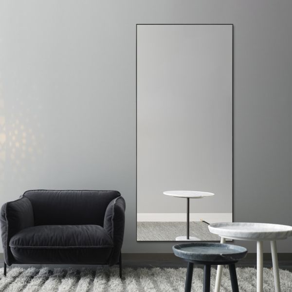 4mm Aluminum Frame Full Length Dressing Mirror Without Light Slim Bezel