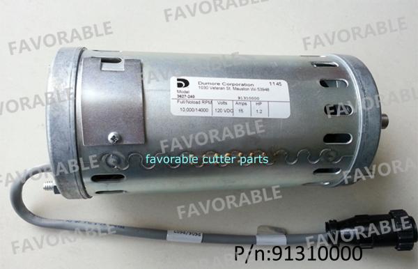Dumore Corporation Model 3627-240,10000-14000RPM,120VDC 1.2HP For Cutter  Motor  91310000