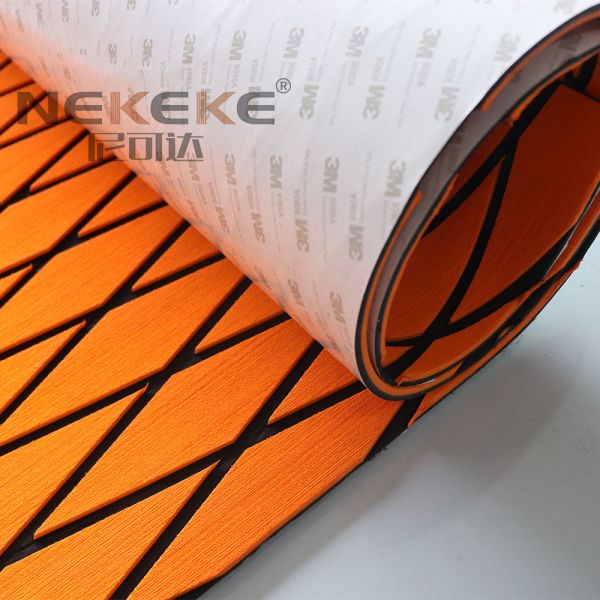 Marine-Grade EVA Foam Deck Pad with Diamond Pattern for High Durability and Anti-Slip Traction