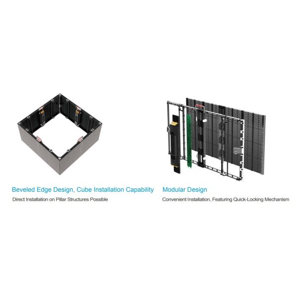 DC4.5V Foldable Transparent Led Display Board Screen P7.82 500*1000mm