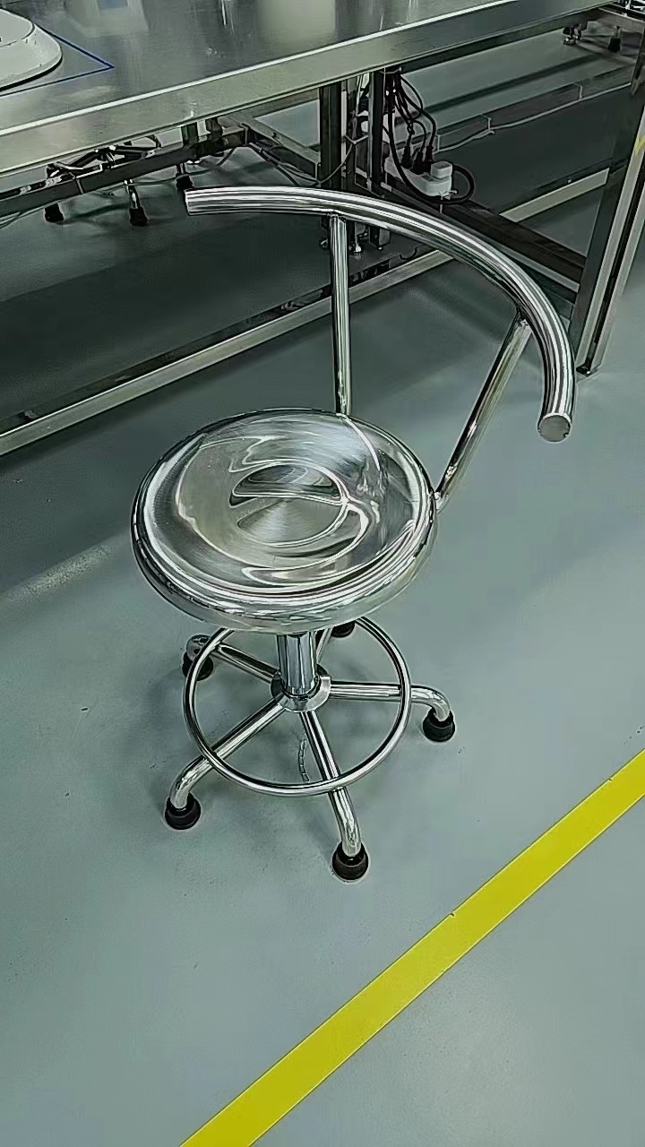 Adjustable Stainless Steel Lab Stool Heavy Duty Medical Lab Stools Corrosion Resistant