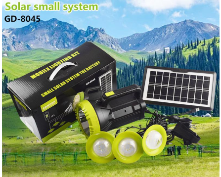 Complete Led Solar Energy System Light For Indoor With CE RoHS ERP FCC Certificate