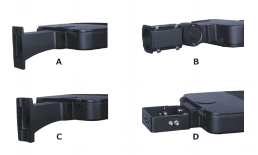 Уличный свет приведенный СМД на открытом воздухе высокий еффик, 150В-300В привел тип кронштейны Шоебокс светлый ИП66.фоур