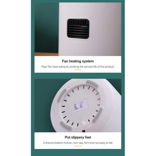 Automatic 2.6 Quart Smart Air Fryers Electric White