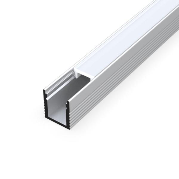 Perfil montado de superfície anodizado do diodo emissor de luz da pintura para lâmpadas do armário do vestuário