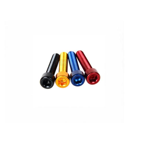 M5 Titanium Bolts Screws Plating Gold Allen Screw Cylindrical Cup Head Hexagonal Bolts