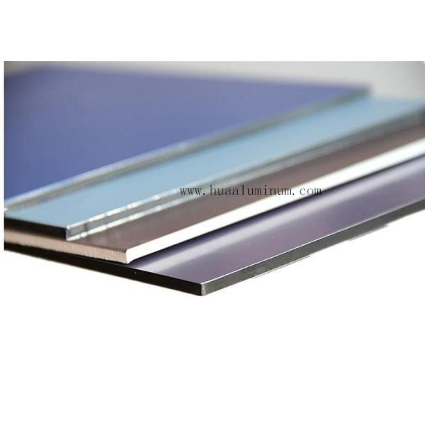 Dustproof 8 Feet Aluminium Composite Curtain Wall Panel PE Coated