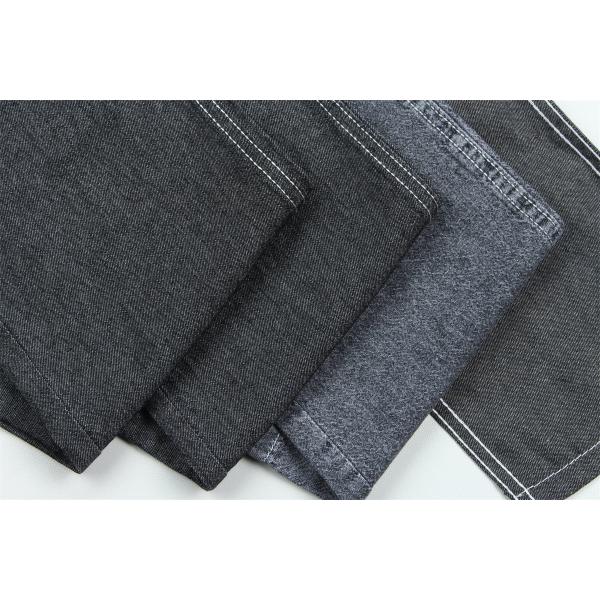 100% Pure Cotton Silk-like Black Lightweight Denim Fabric