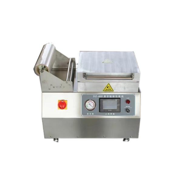 Jinyi Dq300vst High Speed Pack Tabletop Meat Vacuum Skin Packing Machine