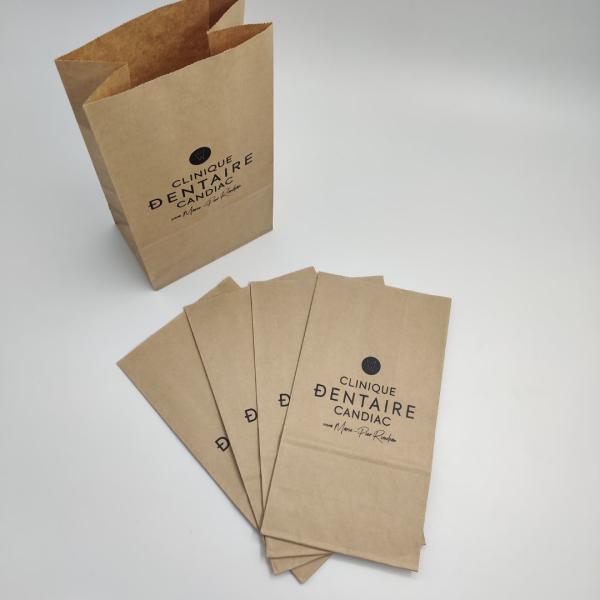 Экран сумки упаковки хлеба бумаги Брауна Kraft напечатал 60-200GSM толщиной