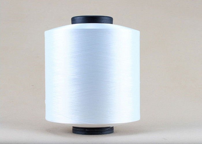 AA Grade Twisted Polyester FDY Yarn , 150D / 288F Microfiber Raw White Yarn Knitting