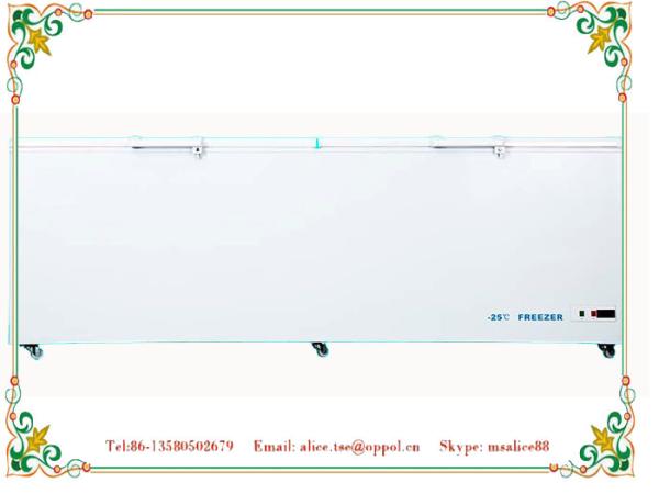OP-126 Ultra Low Temperature -25 Degree Centigrade Large Capacity 1020L Lab Freezer