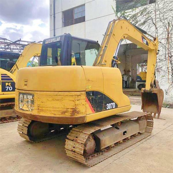 Excavateur Caterpillar Cat 307D d'occasion mini-excavateur de 7 tonnes d'occasion 2018 fabriqué au Japon