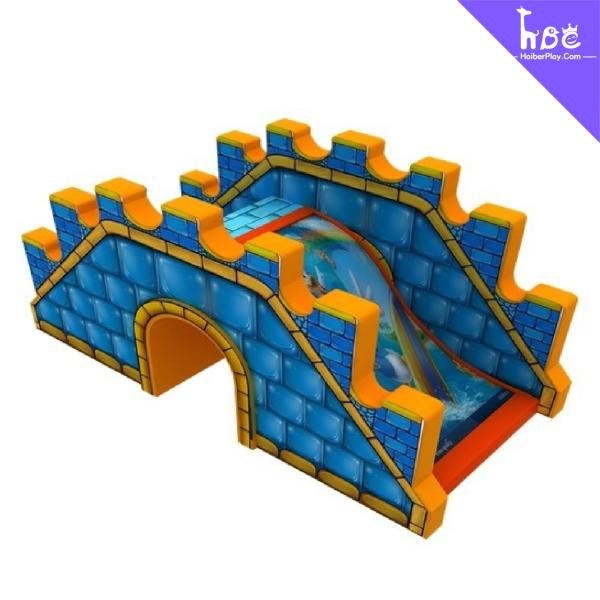 Custom Logo Indoor Soft Play Climber Slide for Toddlers