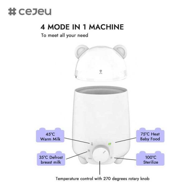 CJ-FHC-BN- 231001 Four-in-One Multi-Functional Constant Temperature Warmer for Baby for Bottle Disinfecting and Warming Aged 0-12 Months