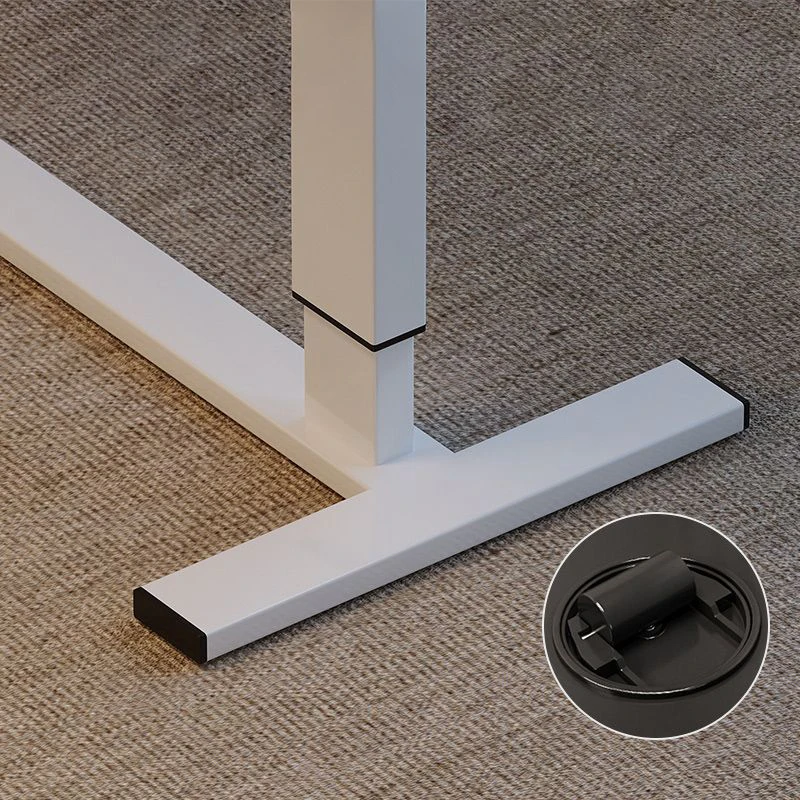 Adjusted Yes Bedside Desk Mobile Rolling Laptop Stand Overbed Table with Wheels and Height Adjustable Tray for Sofa Side