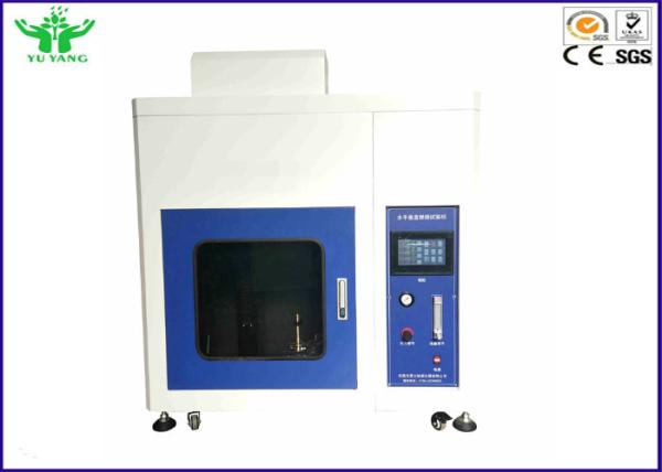 Plastic Horizontal And Vertical Flame Test Chamber Touch Screen IEC60950-11-10