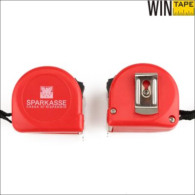 Carbon Steel Measuring Tape Red Industrial Grade 3 Meters ODM
