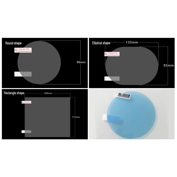 Durable Rearview Mirror Film For Car Suv , Truck , Trailer 99% Transparency