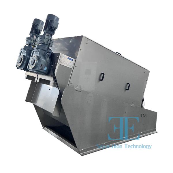 1400 kg de deshidratación para la planta de tratamiento de aguas residuales industriales