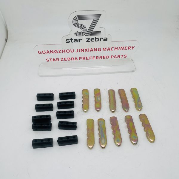 Bucket teeth parts Doosan DH55 18s Bucket Tooth Pins Bucket Pins Including iron sheet and rubber