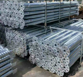 Galvanized Heavy Helical 40Cr Steel Ground Screw Piles 3ft Lead Length