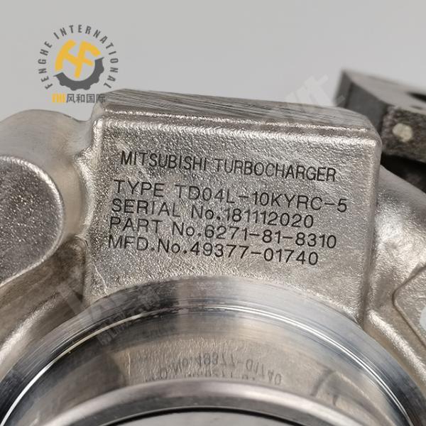 49377-01740 4BT3.3 Cummins Engine Turbocharger For Komatsu 4D95 Engine