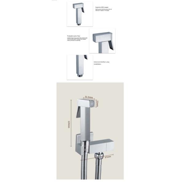 Гигиенический латуни ручной бидет распылитель для туалета холодной и горячей воды Shattaf бидет набор