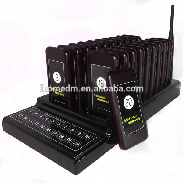 Wireless waiter call guests system paging equipment for restaurant