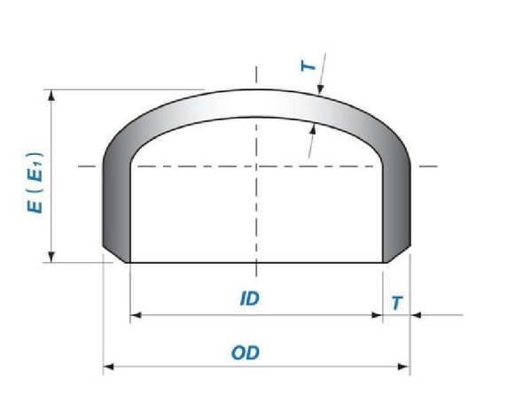 ASTM A105 BW Black SCH80 Carbon Steel Pipe Cap And Fittings