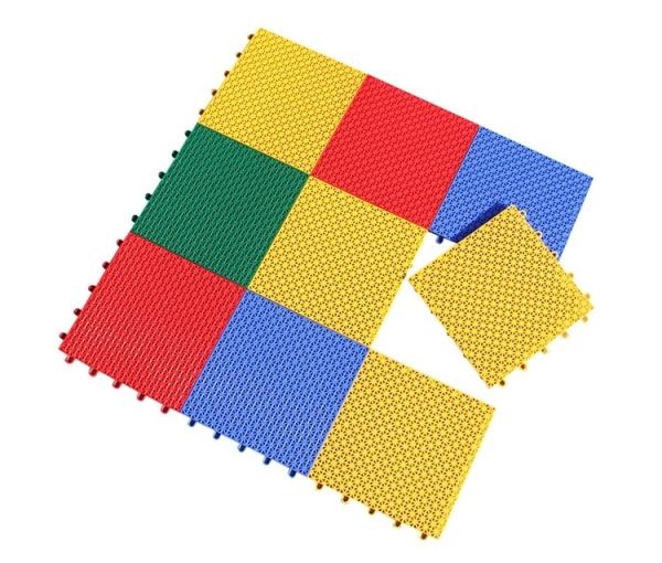 Anti Skidding PP Interlock Soprt Tiles Outdoor Waterproof Sports Surfaces