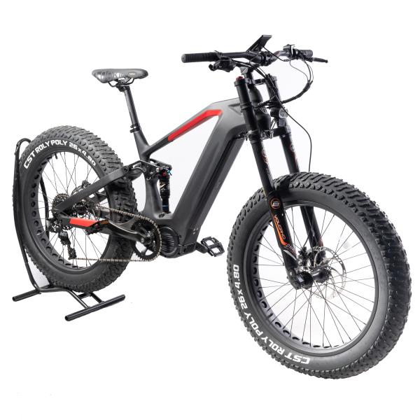48V 1000W Mid Drive Motor Electric Bicycle with Carbon Fiber Frame and Bafang Motor