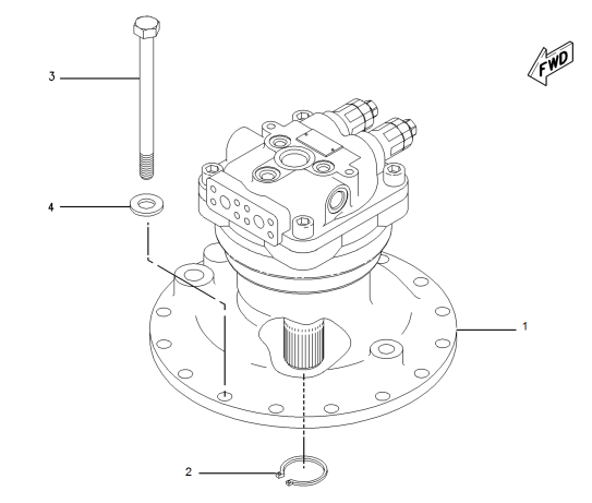 Части экскаватора CAT 320C отбрасывают CAT 320D 158-8986 334-9969 мотора