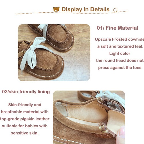 Classical Style Leather Unisex Kids Boots Multiple Sizes Comfortable