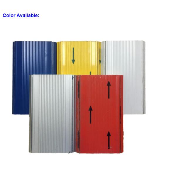 Прочная спиральная дверь для повышения безопасности Металлическая алюминиевая дверь быстрого проката