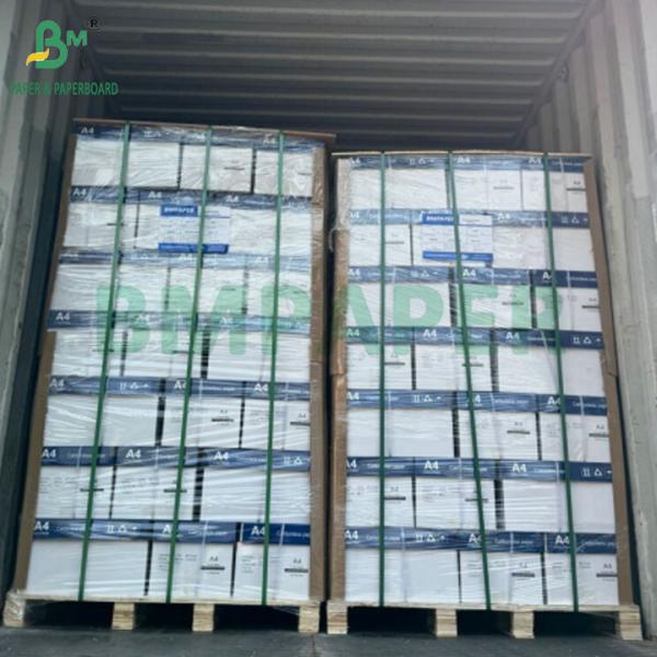 Yellow Blue 55gsm 60gsm Blank Carbonless Paper For Receipt Printing Letter Size