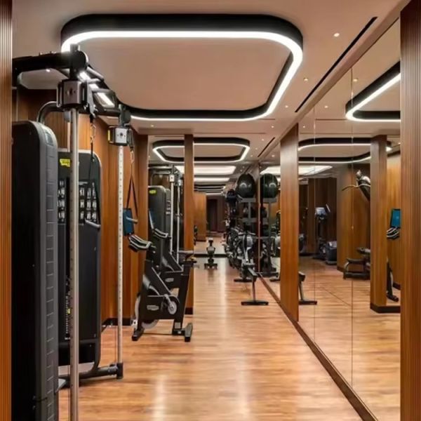 Pendant Splicing Hanging Rectangular Linear Light 2FTx4FT Aluminium