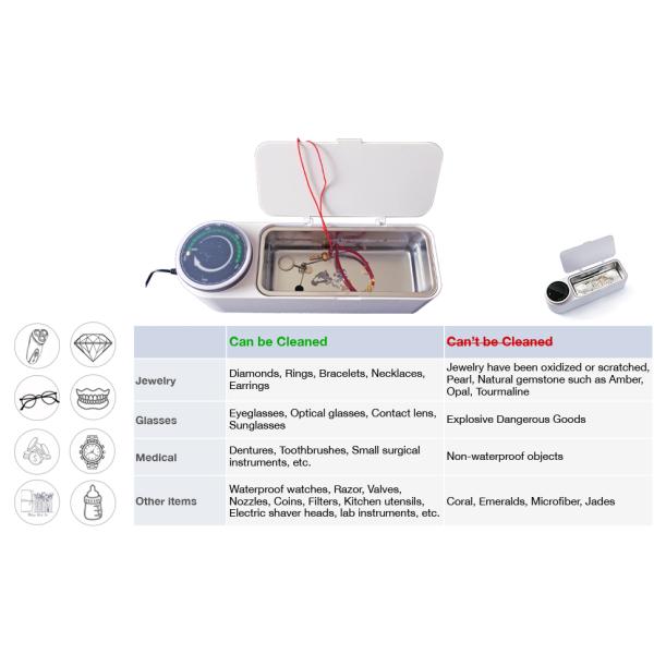 Wholesale New Ultrasonic Cleaning Machine for Jewelry Eyeglass Ultrasonic Bath Cleaner