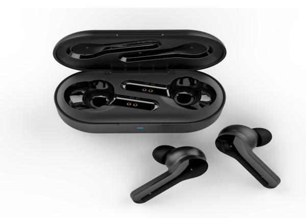 True Wireless Stereo Earphones Soartop Wireless Sports Earpho Noise Cancelling V5.0 Bluetooth Deep Bass Stereo Sound