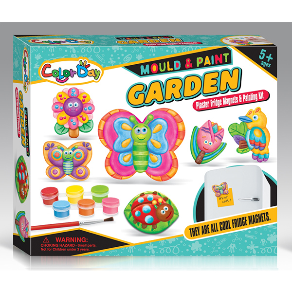 9 Pcs Ceramic Tea Set Arts And Crafts Toys For Kids Age 3 6 Colors Paint