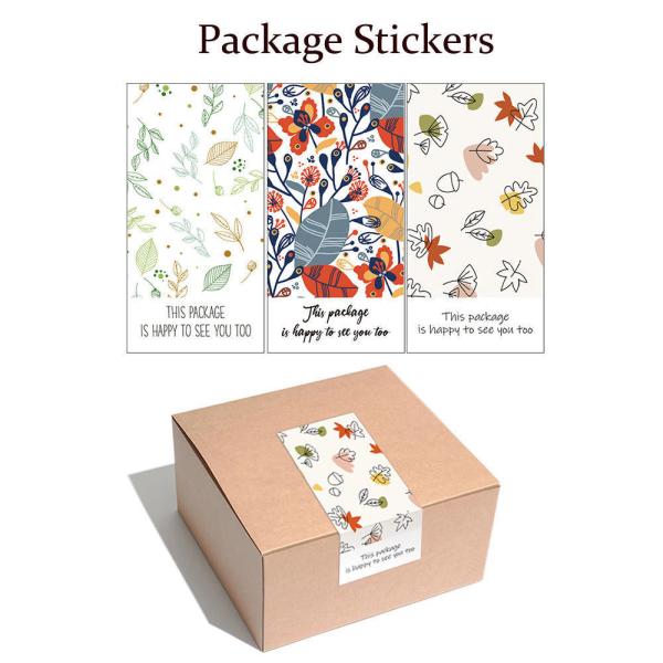 Waterproof Rectangle Package Seal Sticker Custom Order Accepted For Strong Box