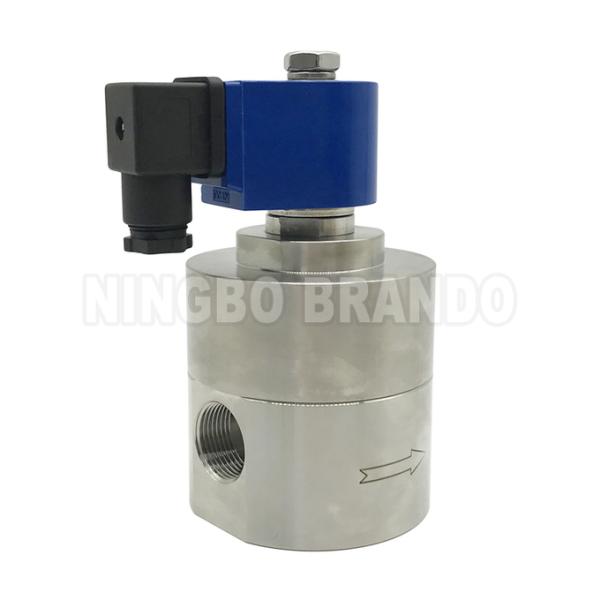 150 bar válvula de solenoide de alta presión de agua y aire de latón 24VDC 110VAC 220VAC