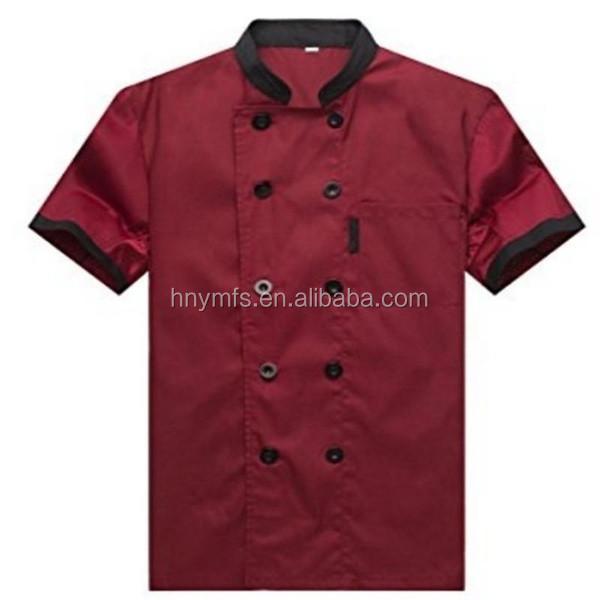 Amazon Hot Sale Catering Uniforms White Long Sleeve Chef Jacket Chef's Clothing