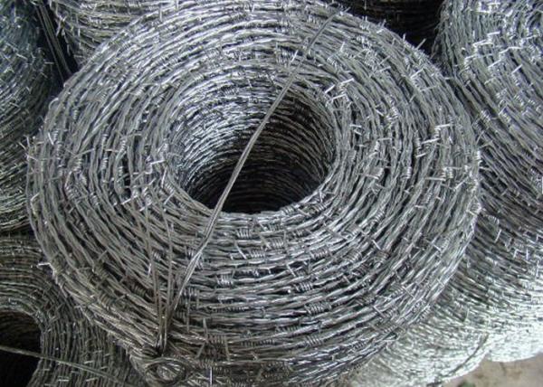 2.2mm PVC Coated Galvanised Barbed Fencing Wire In 9Kg Roll