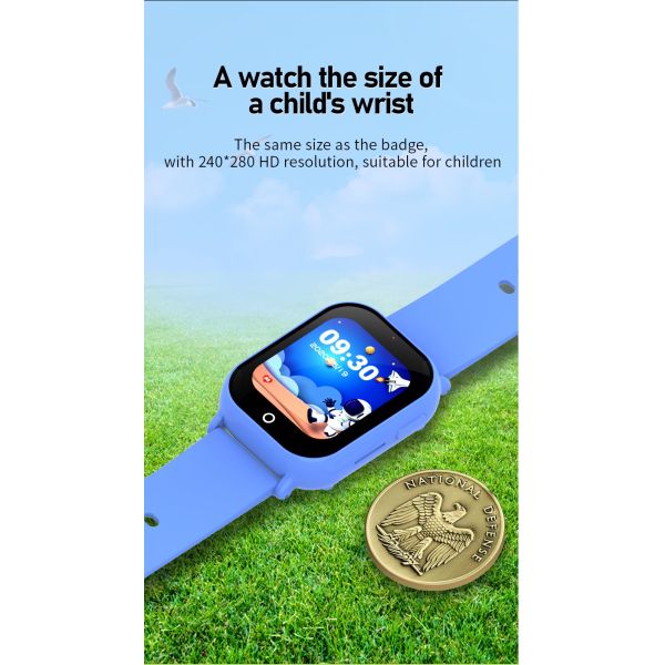 Eraysun Children's Smart Watch SOS WIFI HD Screen Video Call 1.52 Inch GPS Tracker Location 4g Kids Smart Watch Health Monitor