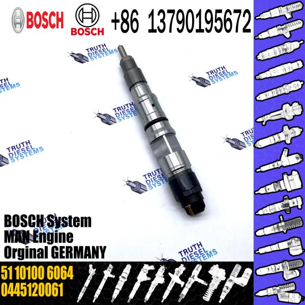 Двигатель дизеля 51101006064 Inyector de инжектора дизельного топлива 0445120217 коллекторов системы впрыска топлива горючий для ЧЕЛОВЕКА TGA TGS TGX