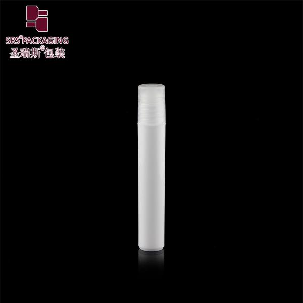 8ml White PP PCR Plastic Roll On Bottle For Eye Care with Screw on Closure