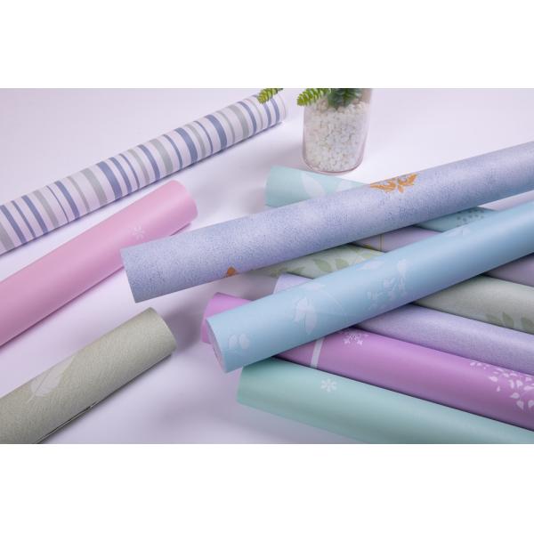 Papel de pared floral autoadhesivo con textura en relieve de 10m Vintage