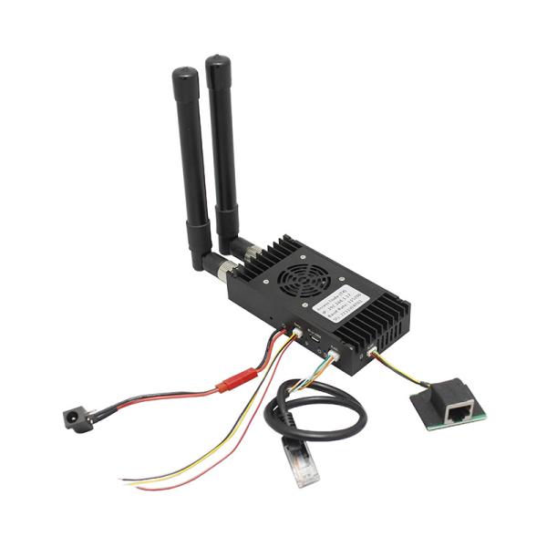 Environmental Monitoring Drone Data Link With 25dBm Output Power TTL LAN Interface And DC12V Power Supply