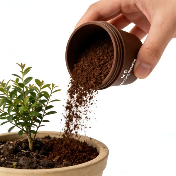 Eco-Friendly PP Cream Jar with Coffee Grounds Material in 50ML 100ML 200ML Sizes for Premium Customizable Cosmetic Packaging